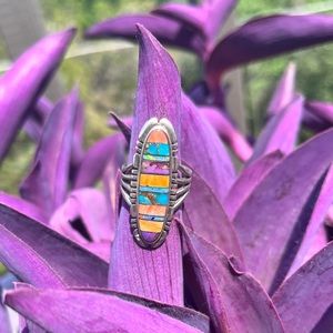 Sterling silver Inlay ring